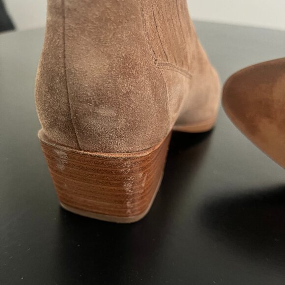 Rag & Bone Rover Suede Ankle Chelsea Boot Camel 39 - Picture 15 of 15